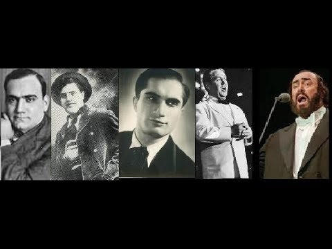 Questa o quella (Rigoletto - Verdi) : Caruso, McCormack, Schmidt, Bjorling, Pavarotti.