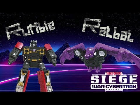 Transformers: Siege - DECEPTICON RUMBLE & RATBAT