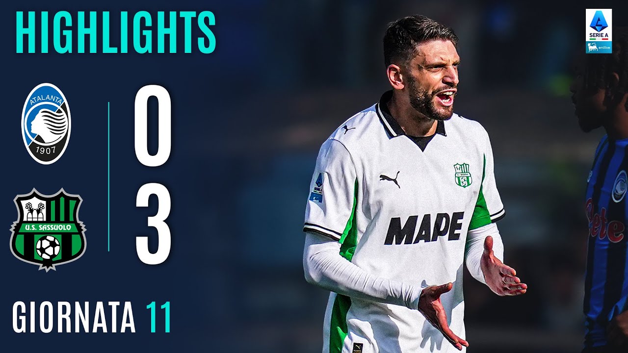 ATALANTA-SASSUOLO 0-3 | HIGHLIGHTS | 11ª GIORNATA | SERIE A ENILIVE 2025/26