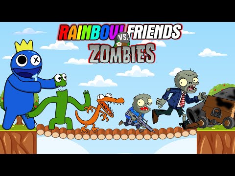 Rainbow Friends Vs Zombies #2: Rainbow Friends in Plants vs Zombies - Who Will Win???