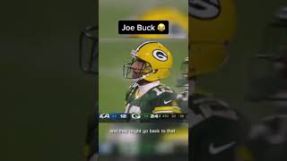 Joe Buck knew what was going on 🤣