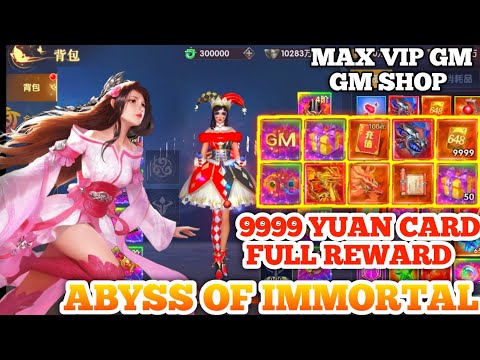 9999yuan Card + 999,999,999 Ingots - Abyss Of Immortal