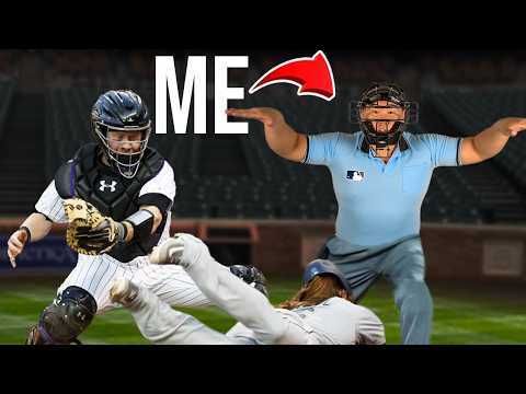 We Umpired A Professional Baseball Game!