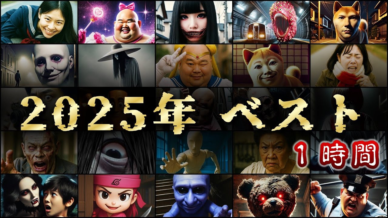 【怖いクイズ総集編】〇〇から逃げて　１時間いっき見！！【2025年ベスト】#めーちゃん