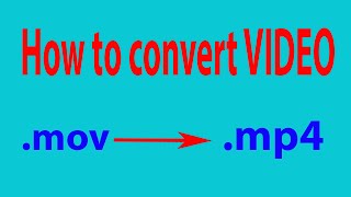How to convert Mov video to Mp4 by FormatFactory