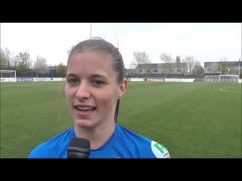 Shari Van Belle na KAA Gent Ladies - FWS Woluwe op 14 04 2019