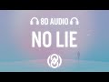 Sean Paul No Lie Ft Dua Lipa Lyrics 8D Audio