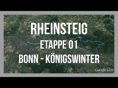01. Etappe Bonn – Königswinter | Rheinsteig | GPS-Track