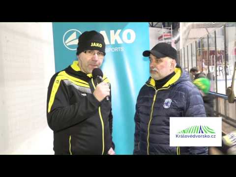 HC Rodos - HC Náchod - rozhovory v průběhu zápasu