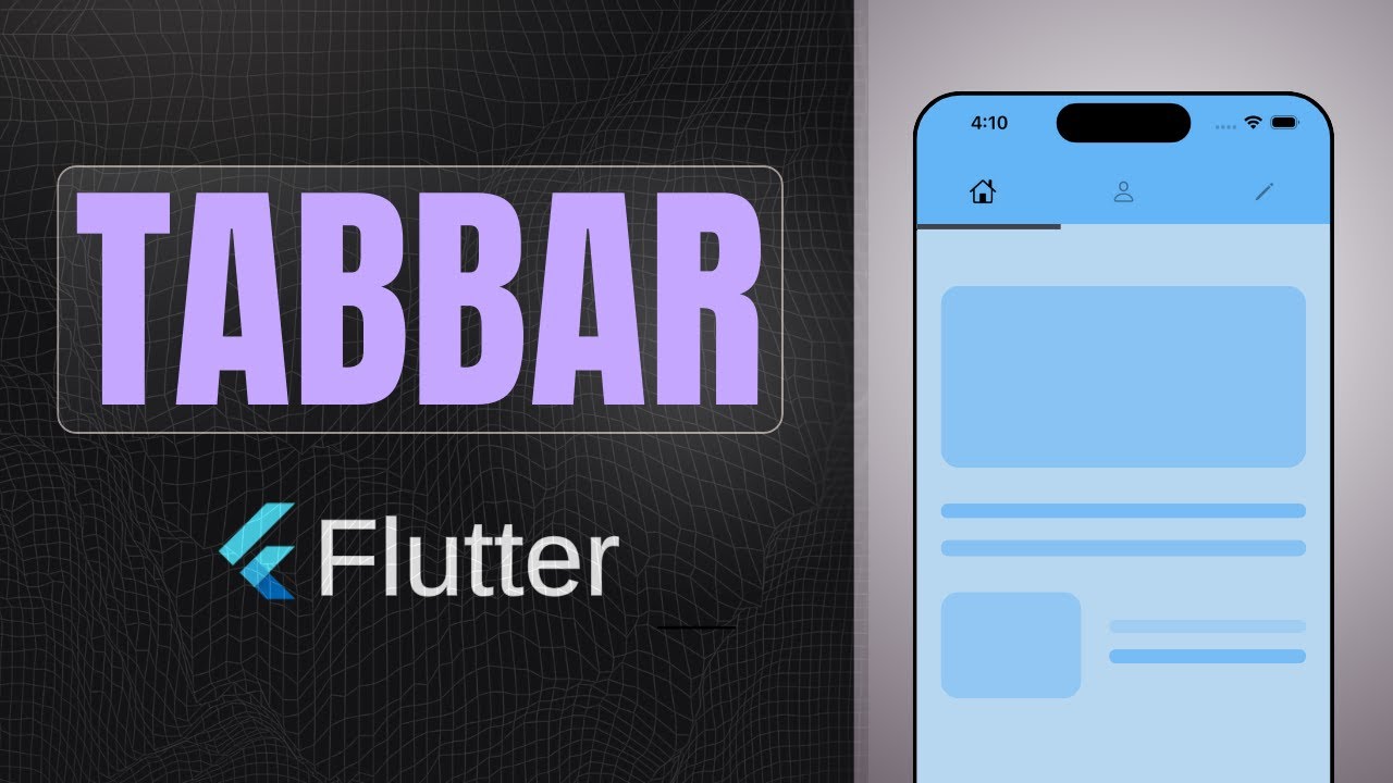 TabBar widget | Flutter