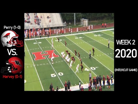 Perry Pirates (1-0) vs. Harvey Red Raiders (0-1) - 2020 Ohio High School Football (INTERCUT GAME)