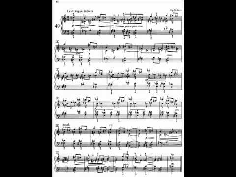 Scriabin 5 Preludes Op.74 - No.4