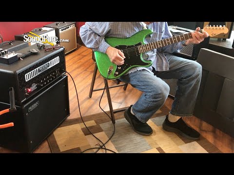 Tuttle Tuned S Green Sparkle Electric Guitar #680 image 9