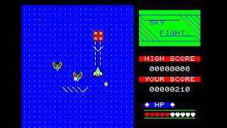 Sharp MZ-1500 Game: Sky Fight (19xx)