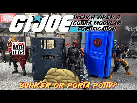 GI Joe Classified Trench Viper & Cobra Modular Fortification Review