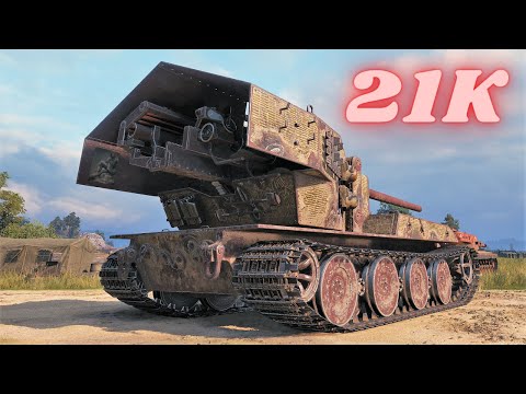 Waffenträger auf E 100  11K Damage 8 Frags & Waffenträger auf E 100  10K/6 World of Tanks