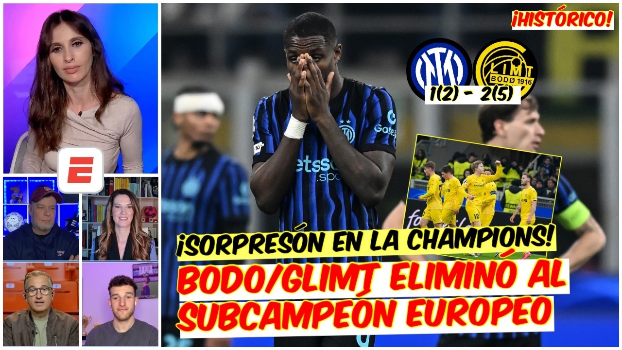 Inter Milan FRACASA SIN LAUTARO y es ELIMINADO de CHAMPIONS por la SORPRESA, BODO GLIMT | Exclusivos