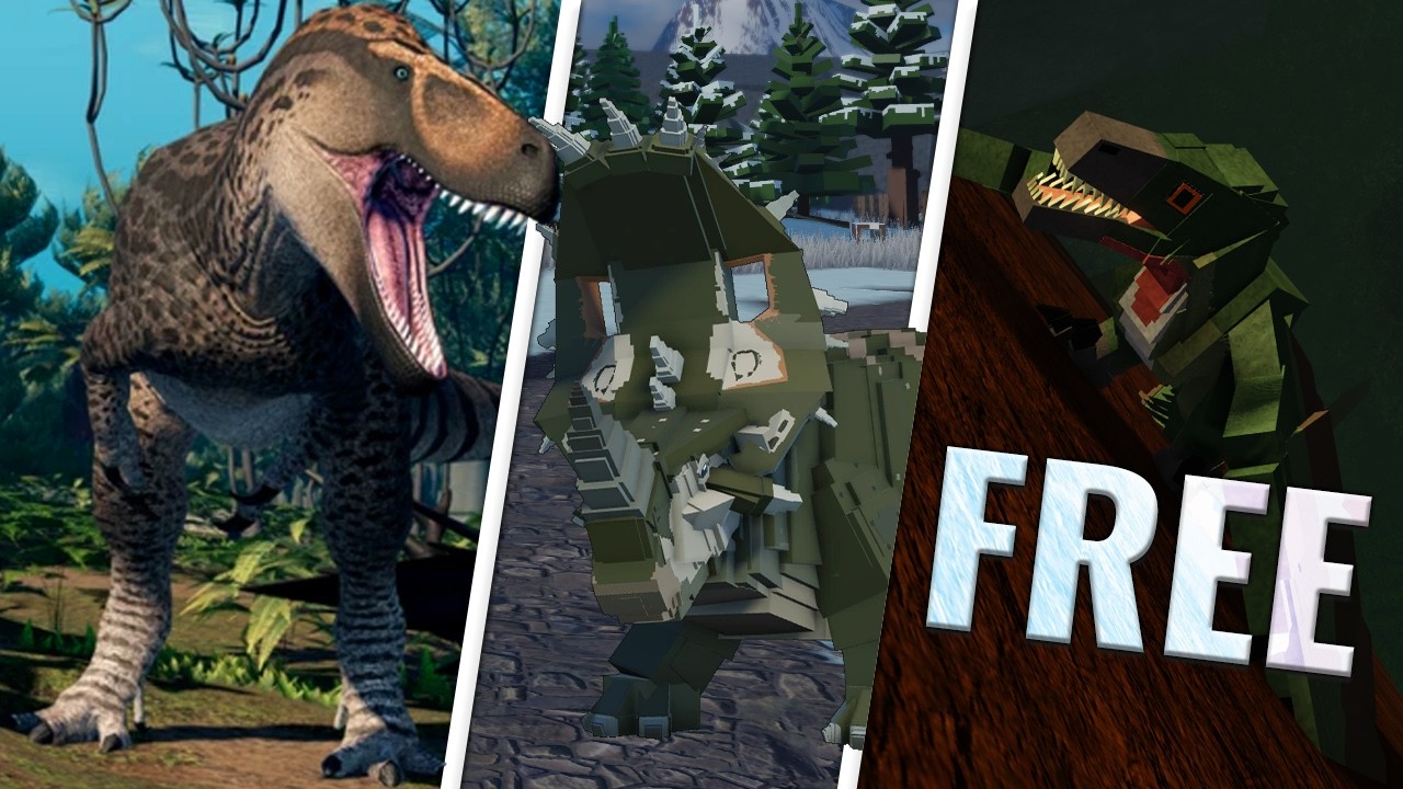 5 FREE Dinosaur Games!