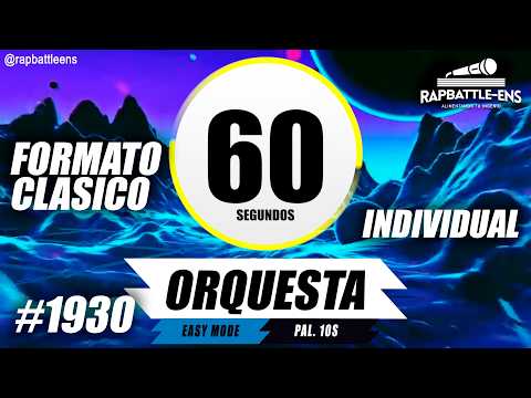 🎤 Formato FMS Individual 🔥 Base de Rap Para Improvisar Con Palabras | ENTRENAMIENTO FMS #1930