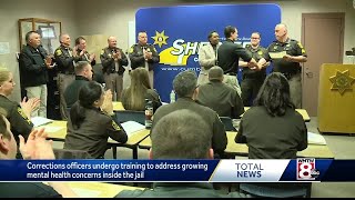 Corrections officers receive crisis intervention training