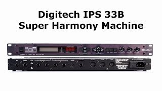 Video thumbnail for DIGITECH IPS 33B SUPER HARMONY MACHINE by U2 END OF THE WORLD