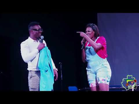 CGM JOURNEE DE LA CULTURE GABONAISE AU MAROC PASSAGE DE MANETOU ET BEBE LA DOU