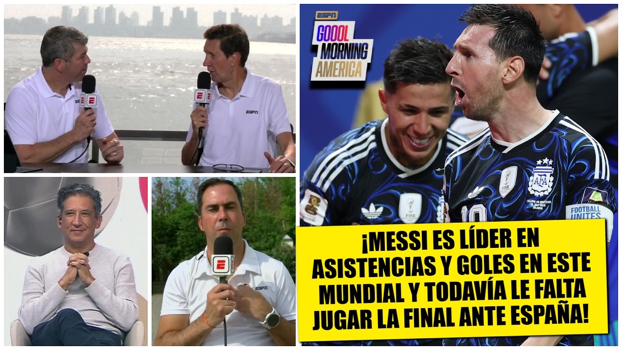 MESSI se va del MUNDIAL siendo MESSI de 2010,  comparable con DJOKOVIC: Miguel Simon | Goool Morning
