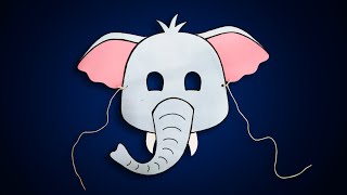 Elephant Mask !! Easy paper Elephant Mask !! TLM project Elephant Mask