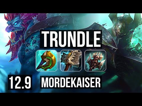 TRUNDLE vs MORDEKAISER (TOP) | 10/1/2, Legendary, Rank 10 Trundle | TR Master | 12.9