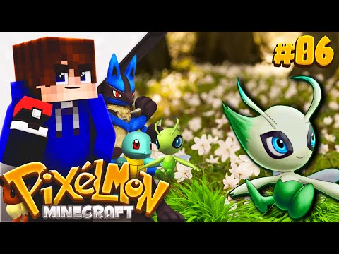 CELEBI BATTLE?! | Minecraft Cube Pixelmon! #6 (Minecraft Pokemon)