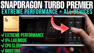 Snapdragon Game turbo for all devices | Unlock 120+FPS  | Max Performance & Lag Fix