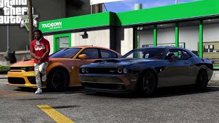 GTA 5 - REAL STREET HUSTLER - STARTED A HELLCAT CAR RENTAL BUSINESS #24