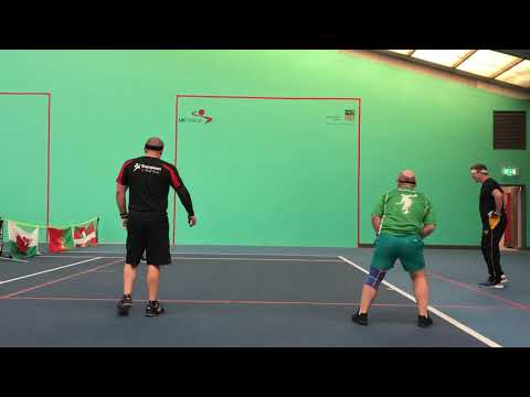 UK WallBall Open 2019 London - 40+ Doubles Jay Sanchez 🇺🇸 & Brian Havern 🇮🇪 vs Dick Warner 🇬🇧&