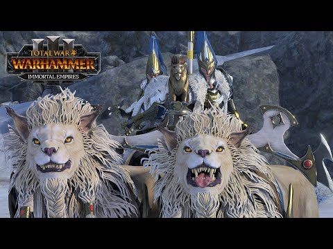 Are Lion Chariots Good Now? - High Elves vs Cathay // Total War: WARHAMMER 3