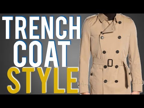 How to wear a trench coat