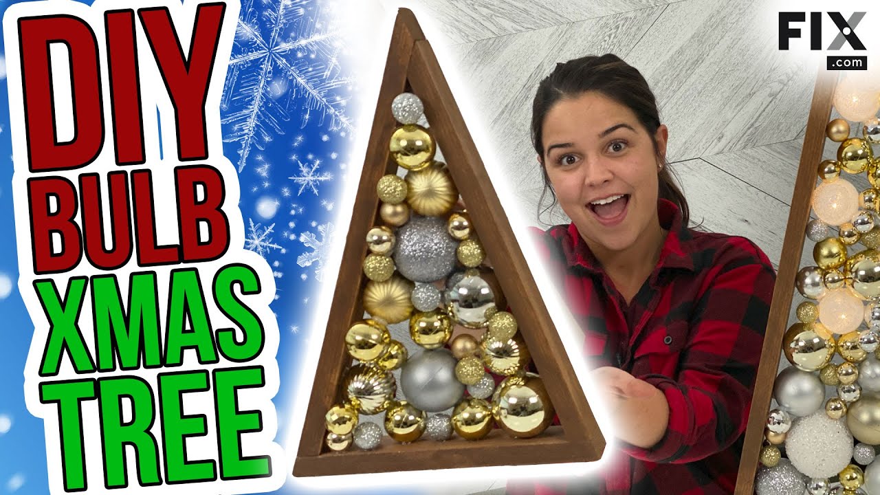 How to Make a DIY Bulb Christmas Tree