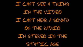 The Static Age w/ Lyrics - Green Day