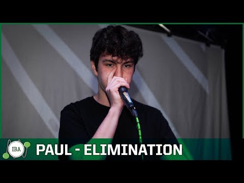 Paul || Irish Beatbox Championships 2017 || Elimination Round