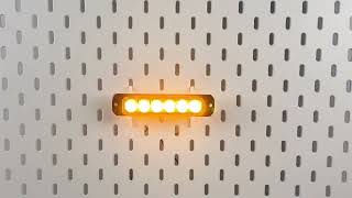 PROFI výstražné LED světlo vnější, oranžové, 12-24V, ECE R65