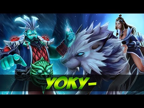 Yoky- 7700 MMR Plays Storm Spirit and Mirana - Dota 2