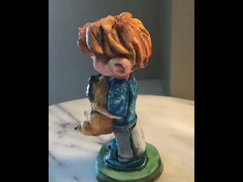 White Chocolate hand-sculpted cake topper Aaron Mitchell