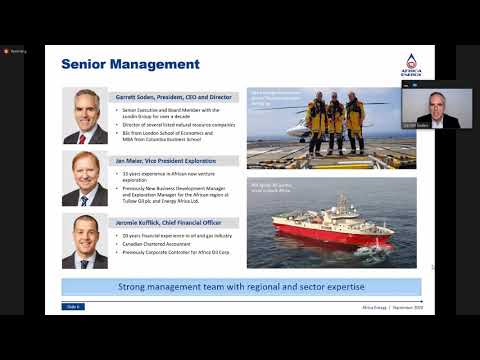 Africa Energy Corporation - Company Presentation 2020-09-30