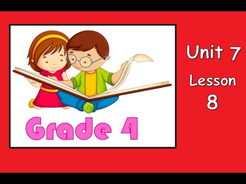 Grade 4 :Unit 7 - lesson 8 (the area model and division)