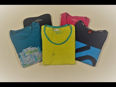 fast T shirt fold trick with a challenge