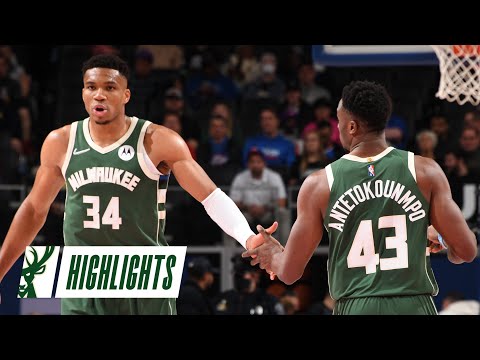 Highlights: Bucks 117 - Pistons 89 | 11.2.21