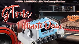 Video thumbnail for Hotone Captain Sunset Amplifier One Minute Demo Soldano by GtoneGuitars
