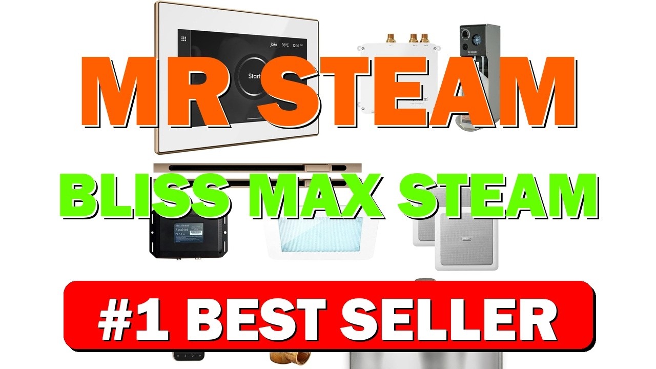 Mr Steam Bliss Max Steam Shower Pkg w/iSteamX Control and Linear Steamhead - B0FB2T1K13