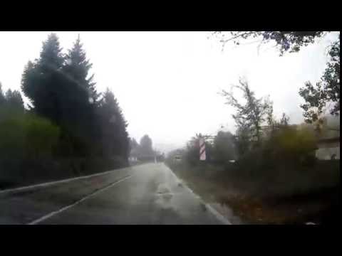 Passaggio a livello Prasco (n. 1) sotto la pioggia - Rail crossing Prasco (no 1) under the rain