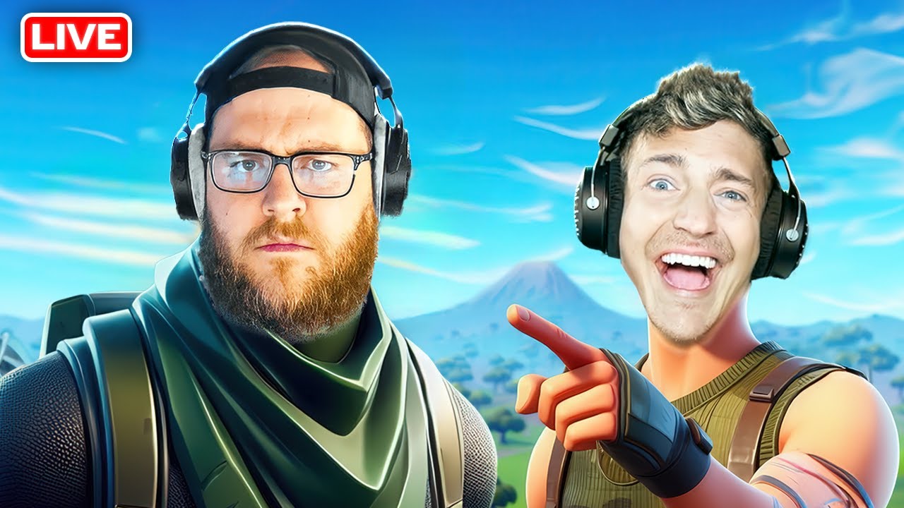 Lets Laugh At My Bro in Fortnite 🔴 Live