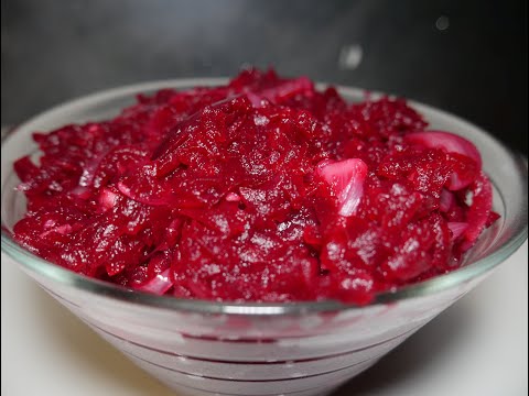 Buraczki z cebulką w słoikach na zimę